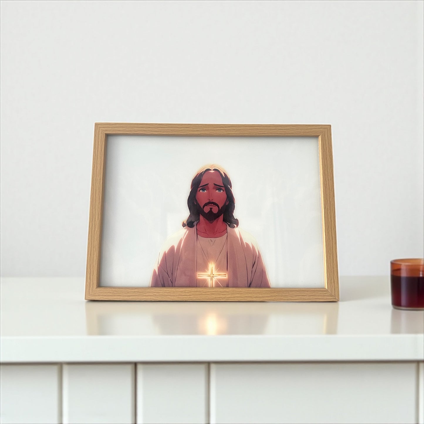 Jesus LED Light Frame