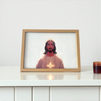 Jesus LED Light Frame