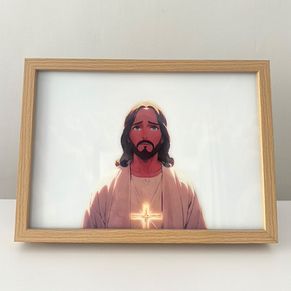 Jesus LED Light Frame