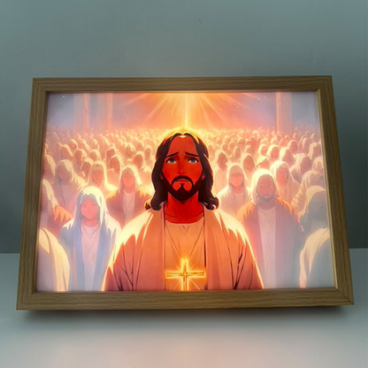 Jesus LED Light Frame
